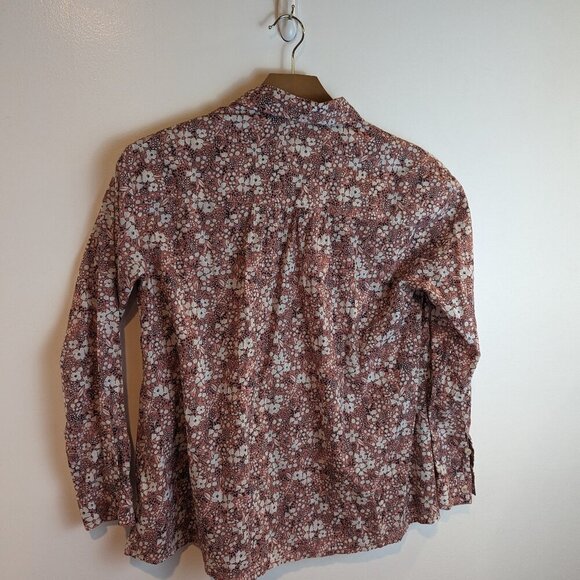 Anthropologie Pilco and the Letterpress The Sasha Boyfriend Buttondown, Sz XS - Picture 2 of 6